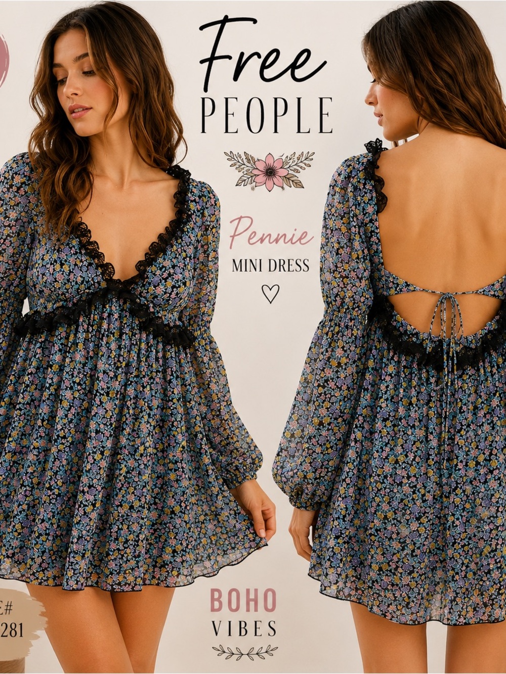 Free People Pennie Mini Dress
